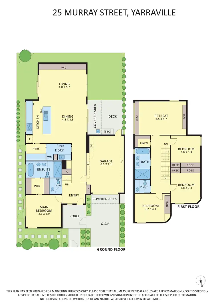 Floorplan of Homely house listing, 25 Murray Street, Yarraville VIC 3013