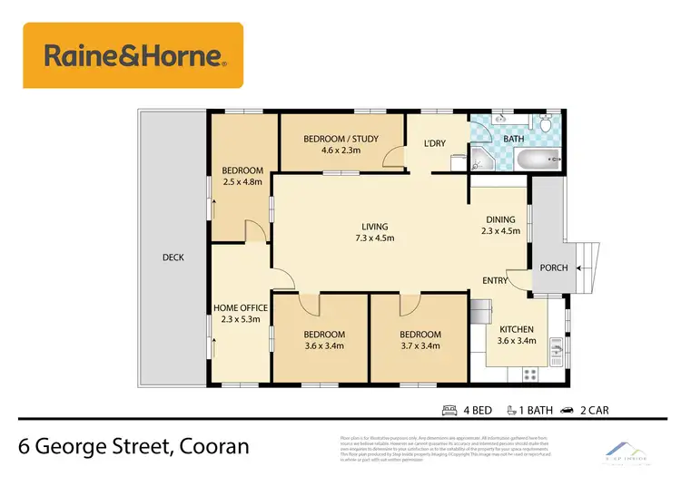 Floorplan of Homely house listing, 6 George Street, Cooran QLD 4569