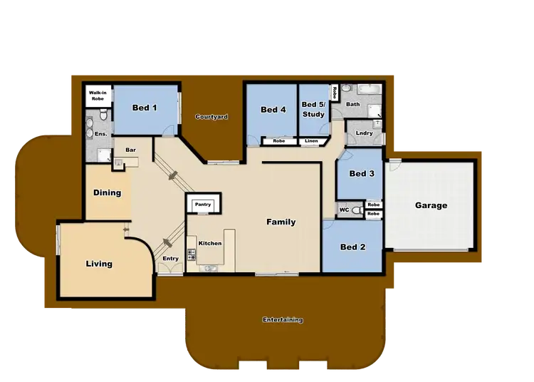 Floorplan of Homely house listing, 2 Treverrow Court, Dubbo NSW 2830