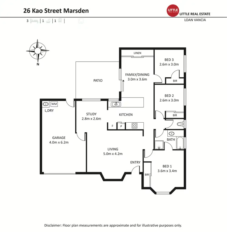 Floorplan of Homely house listing, 26 Kao Street, Marsden QLD 4132