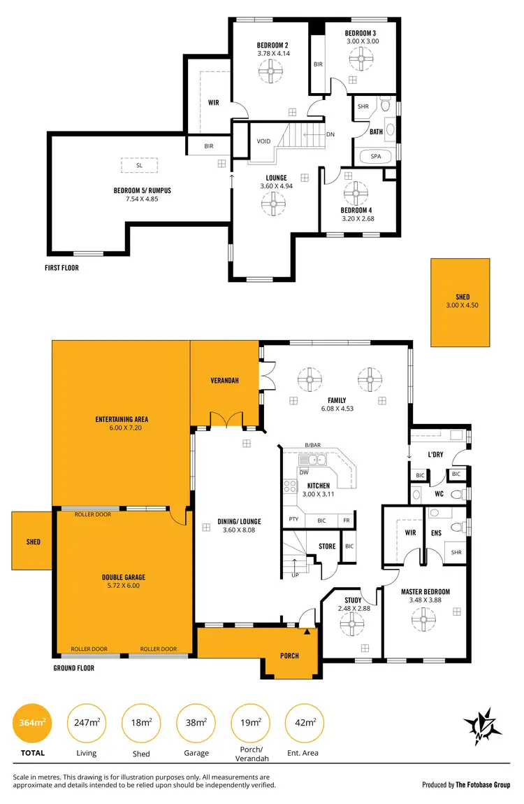 Floorplan of Homely house listing, 6 Warriparinga Avenue, Craigburn Farm SA 5051