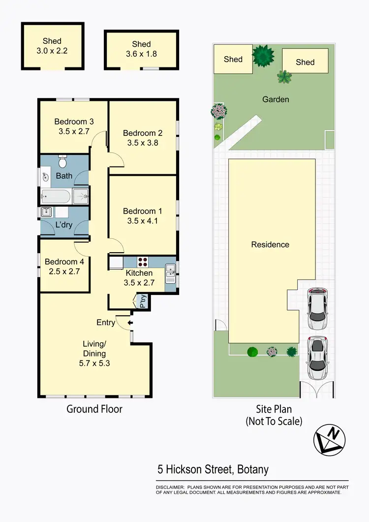 Floorplan of Homely house listing, 5 Hickson Street, Botany NSW 2019