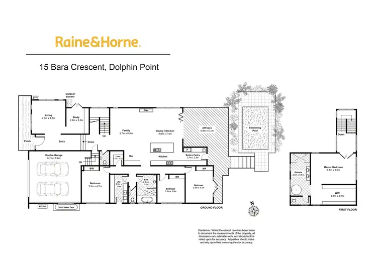 Floorplan of Homely house listing, 15 Bara Parade, Dolphin Point NSW 2539