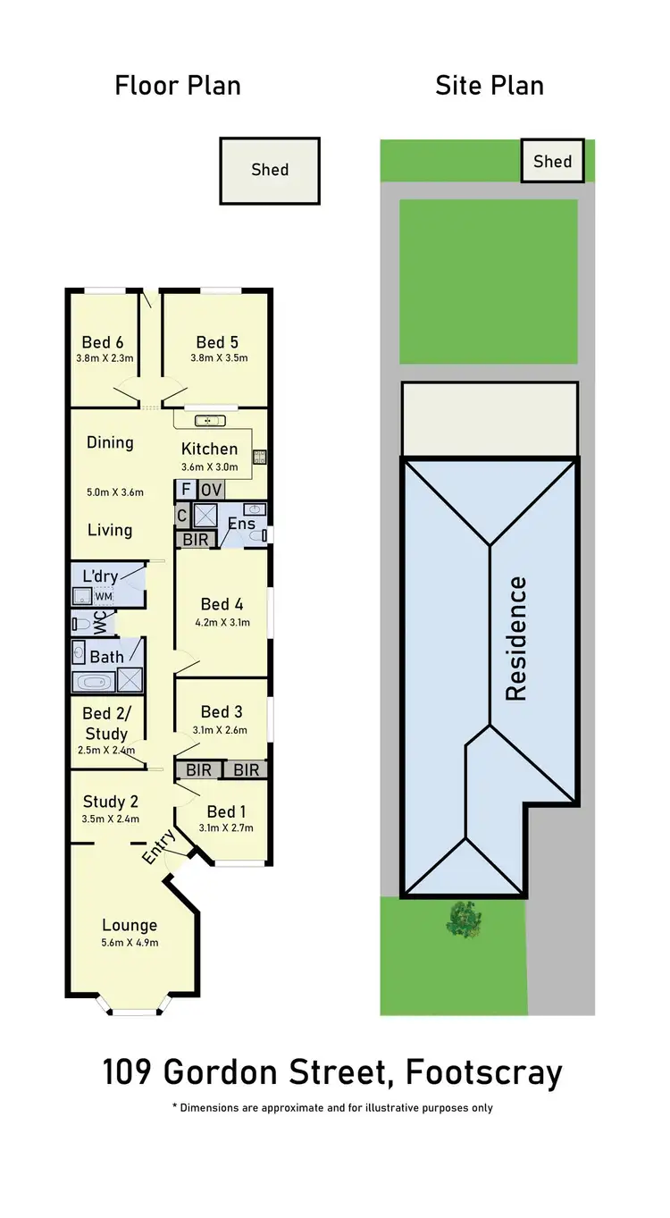 Floorplan of Homely house listing, 109 Gordon Street, Footscray VIC 3011