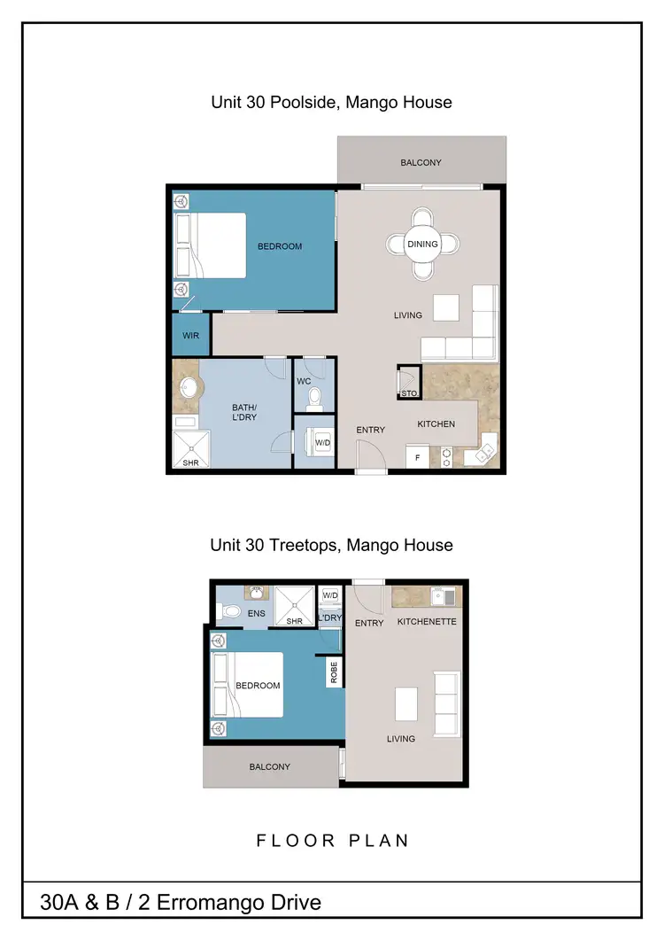 Floorplan of Homely unit listing, 30/2 Erromango Drive, Jubilee Pocket QLD 4802