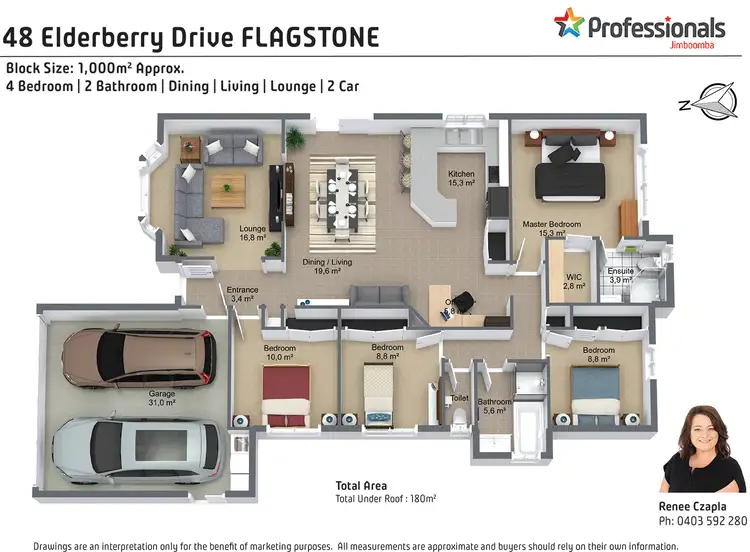 Floorplan of Homely house listing, 48 Elderberry Drive, Flagstone QLD 4280