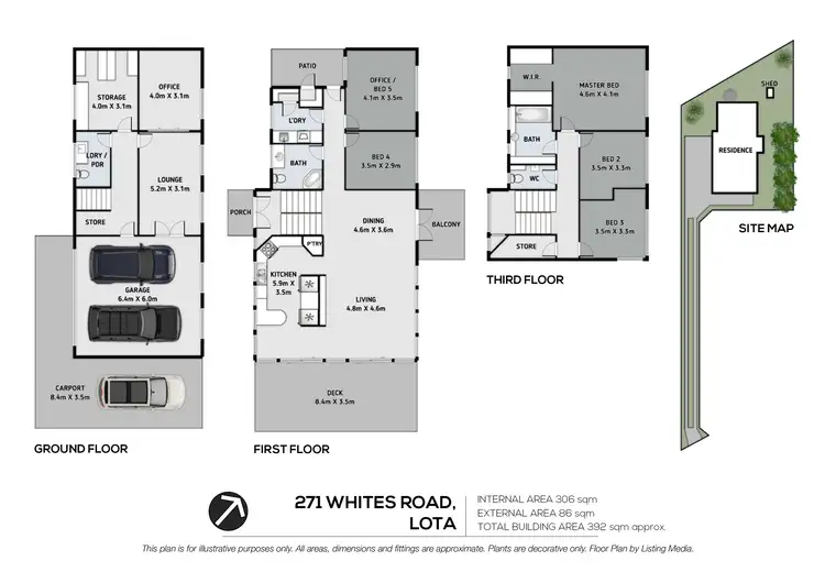 Floorplan of Homely house listing, 271 Whites Road, Lota QLD 4179