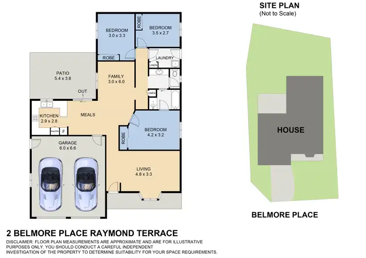 Floorplan of Homely house listing, 2 Belmore Place, Raymond Terrace NSW 2324