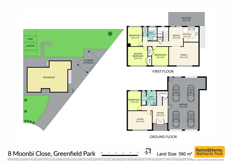 Floorplan of Homely house listing, 8 Moonbi Close, Greenfield Park NSW 2176
