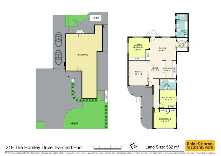 Floorplan of Homely house listing, 219 The Horsley Drive, Fairfield East NSW 2165