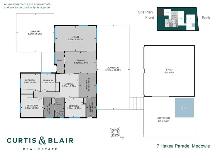 Floorplan of Homely house listing, 7 Hakea Parade, Medowie NSW 2318