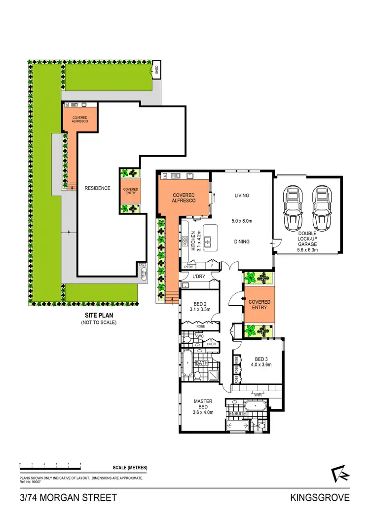 Floorplan of Homely villa listing, 3/74 Morgan Street, Kingsgrove NSW 2208