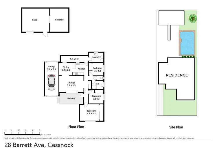 Floorplan of Homely house listing, 28 Barrett Avenue, Cessnock NSW 2325