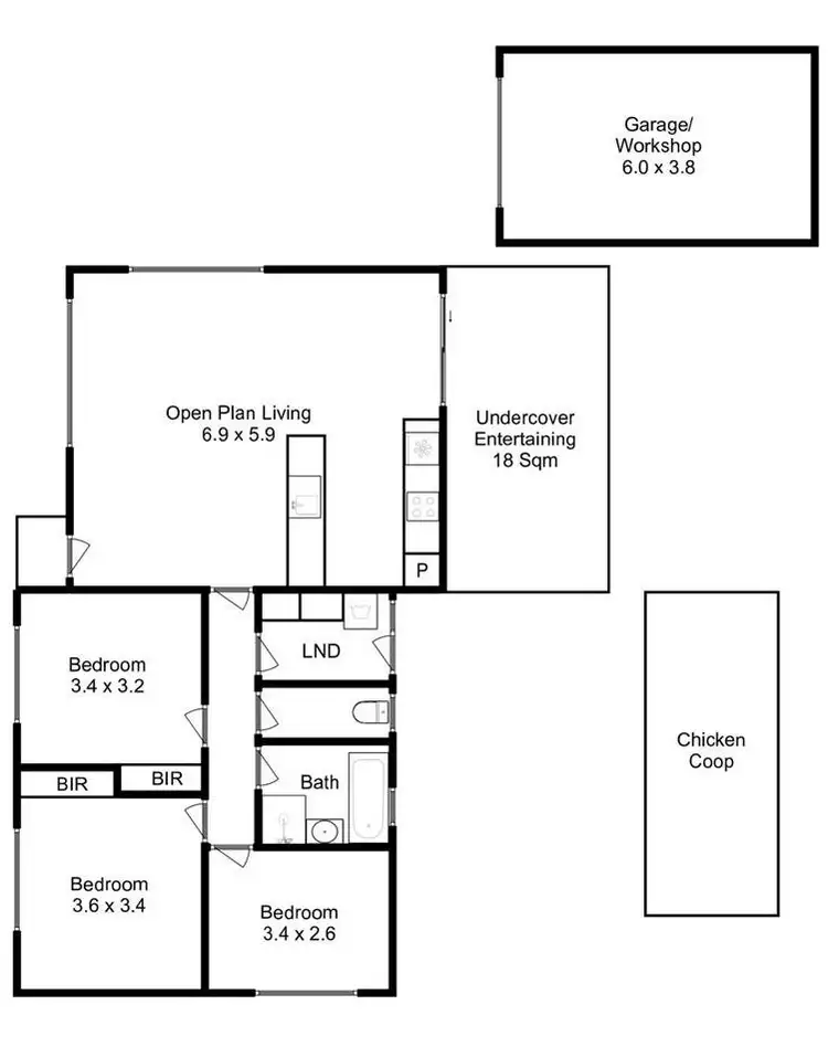 Floorplan of Homely house listing, 41 Gatehouse Drive, Sorell TAS 7172