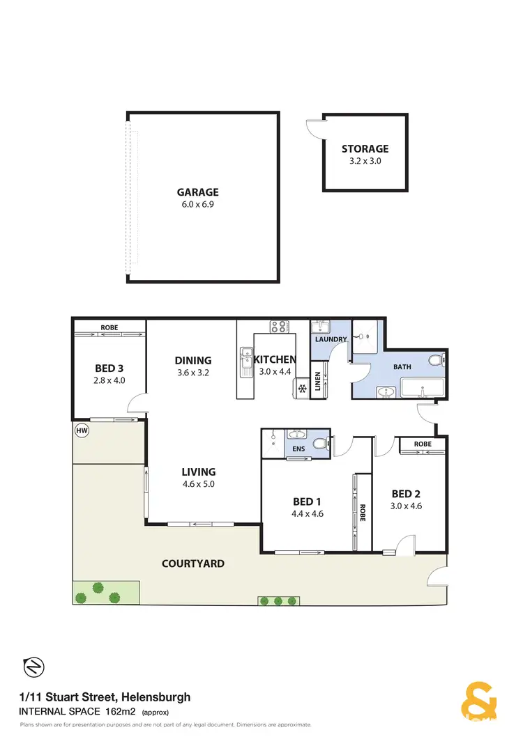 Floorplan of Homely apartment listing, 1/11 Stuart Street, Helensburgh NSW 2508