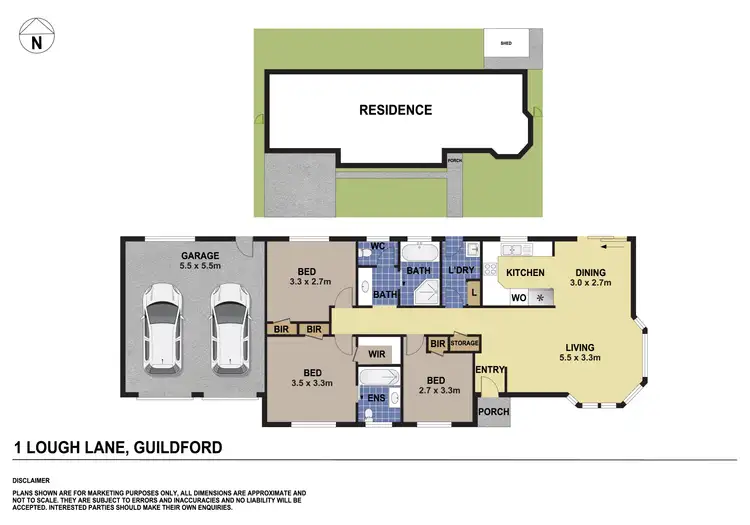 Floorplan of Homely house listing, 1 Lough Lane, Guildford NSW 2161