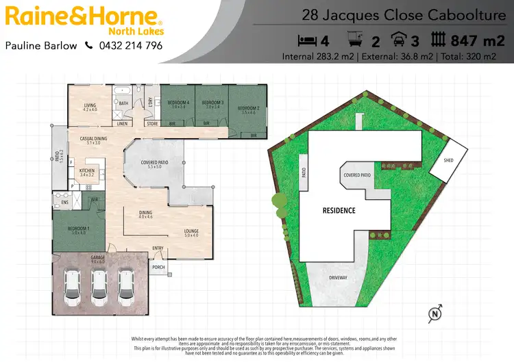 Floorplan of Homely house listing, 28 Jacques Close, Caboolture QLD 4510