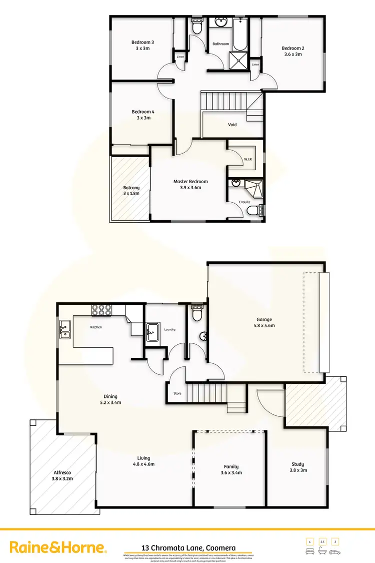 Floorplan of Homely house listing, 13 Chromata Lane, Coomera QLD 4209