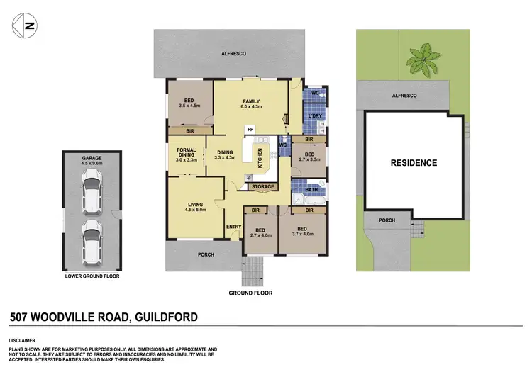 Floorplan of Homely house listing, 507 Woodville Road, Guildford NSW 2161