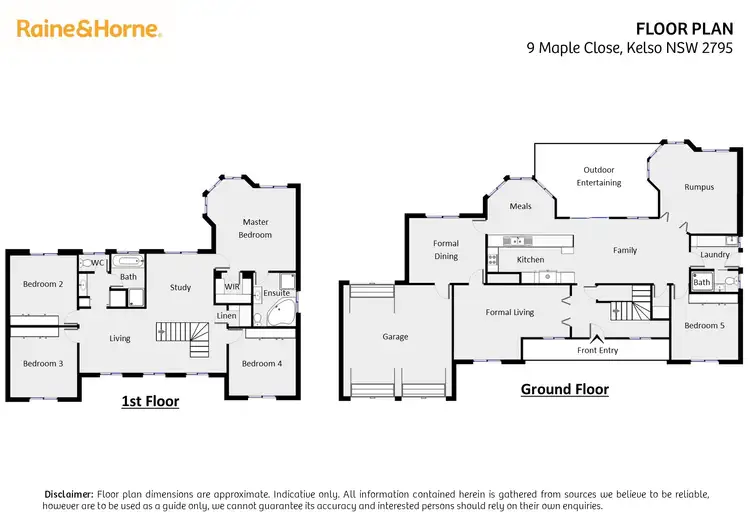 Floorplan of Homely house listing, 9 Maple Close, Kelso NSW 2795