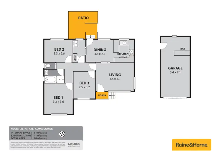 Floorplan of Homely house listing, 15 Gibraltar Avenue, Kiama Downs NSW 2533
