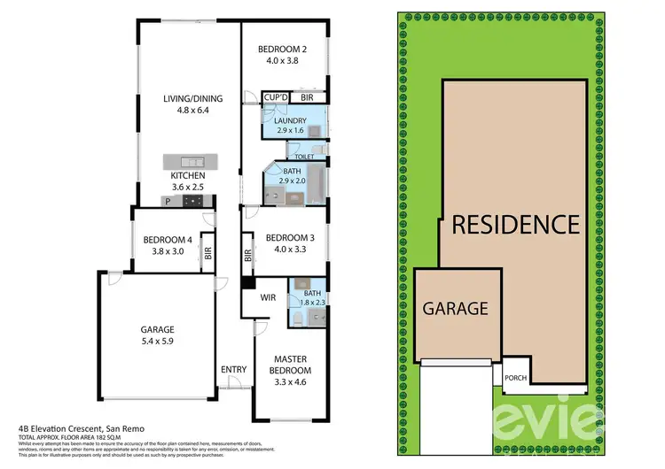 Floorplan of Homely house listing, 1/10 Elevation Crescent, San Remo VIC 3925