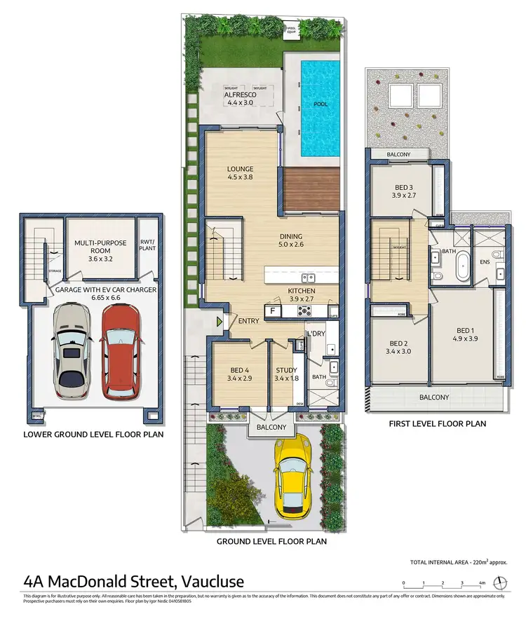 Floorplan of Homely house listing, 4A Macdonald Street, Vaucluse NSW 2030