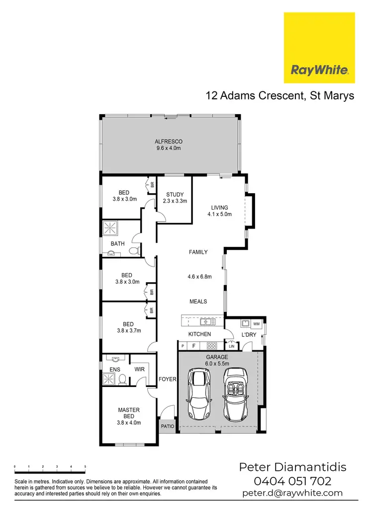 Floorplan of Homely house listing, 12 Adams Crescent, St Marys NSW 2760