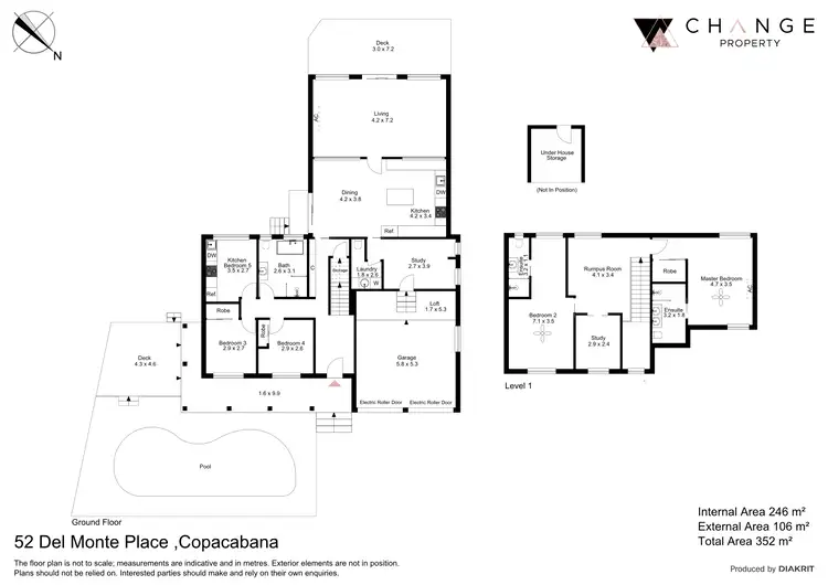 Floorplan of Homely house listing, 52 Del Monte Place, Copacabana NSW 2251