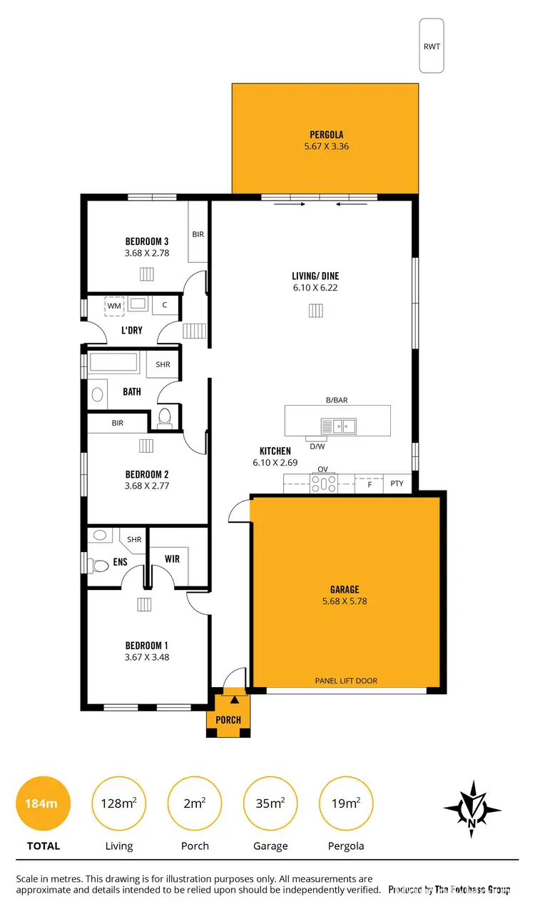Floorplan of Homely house listing, 6 Forrest Street, Blair Athol SA 5084