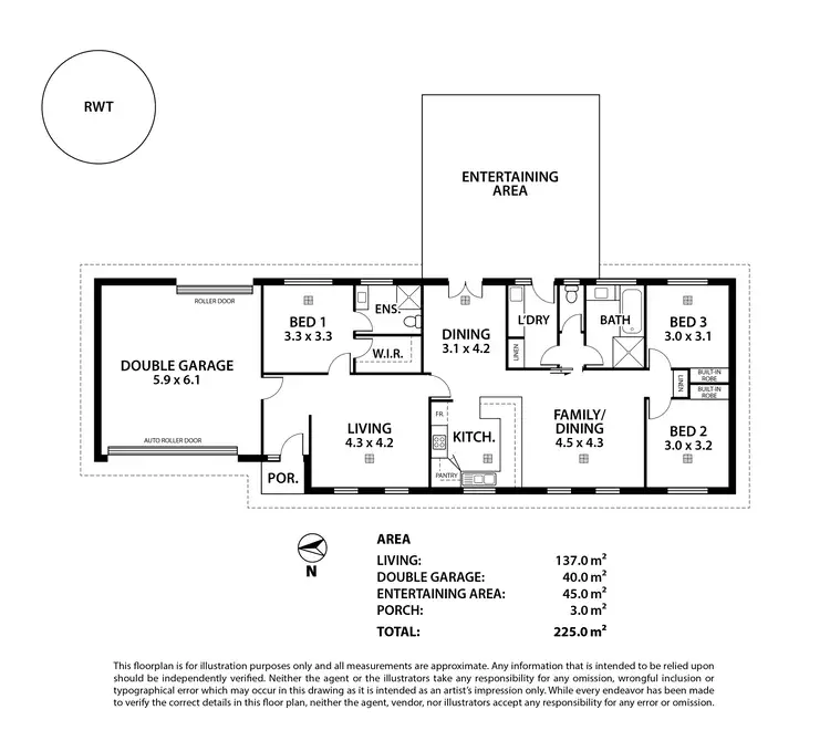 Floorplan of Homely house listing, 5 Gordon Crescent, Strathalbyn SA 5255