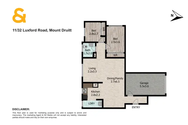 Floorplan of Homely apartment listing, 11/32 Luxford Road, Mount Druitt NSW 2770