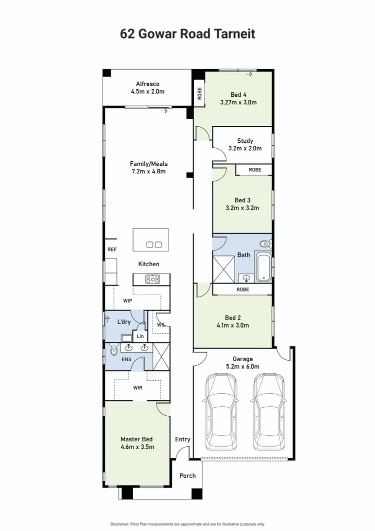 Floorplan of Homely house listing, 62 Gowar Road, Tarneit VIC 3029
