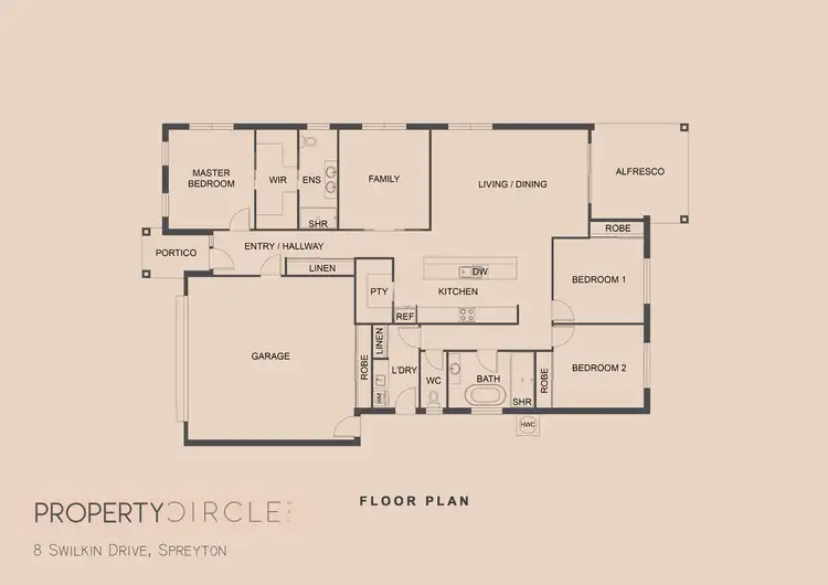 Floorplan of Homely house listing, 8 Swilkin Drive, Spreyton TAS 7310