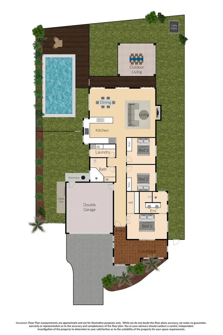 Floorplan of Homely house listing, 1 Curlew Close, Port Douglas QLD 4877