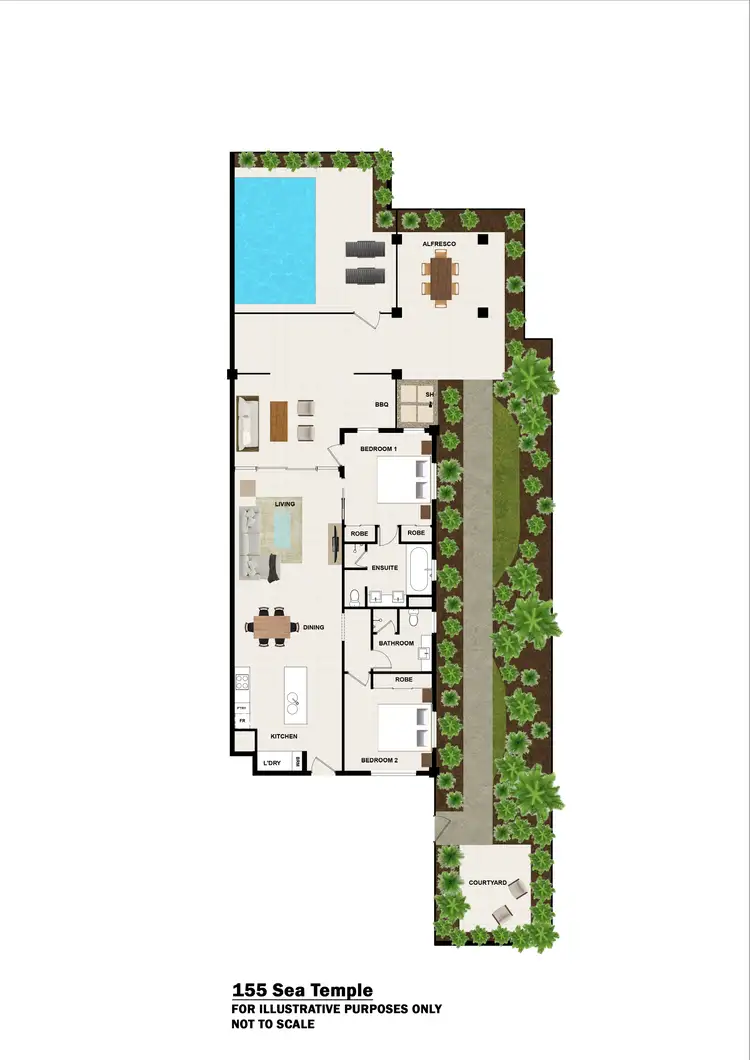 Floorplan of Homely apartment listing, 155/22-36 Mitre Street, Port Douglas QLD 4877