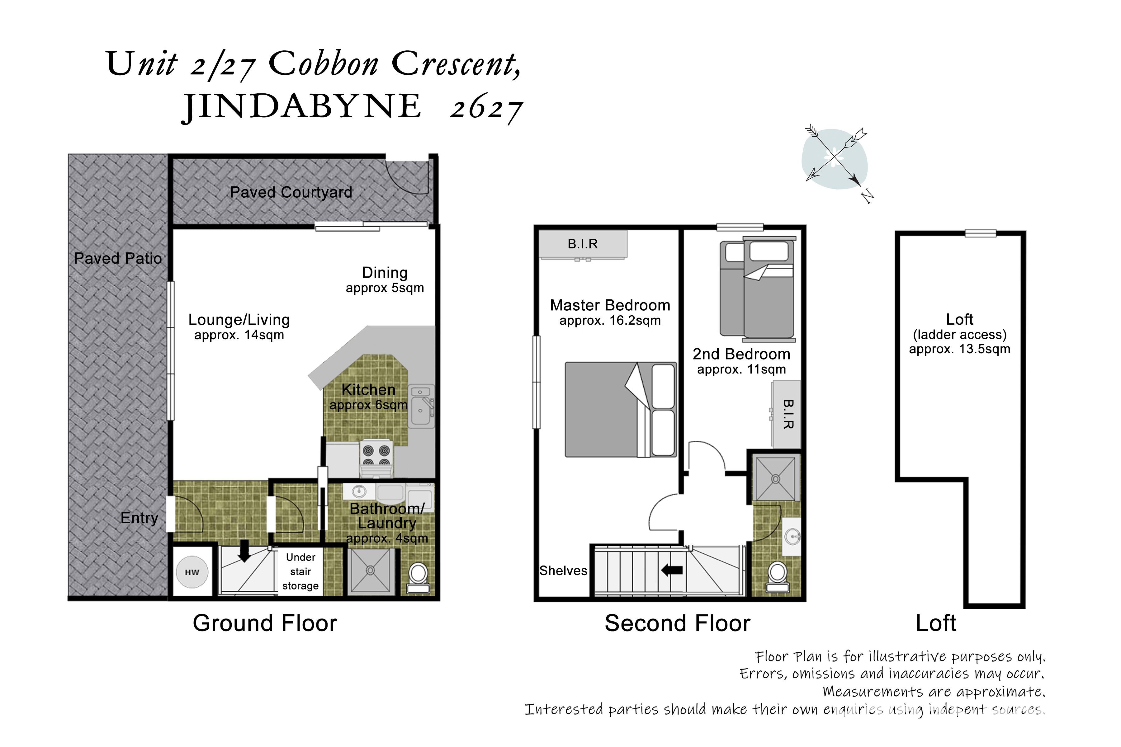 Floorplan of Homely apartment listing, 2/27 Cobbon Crescent, Jindabyne NSW 2627