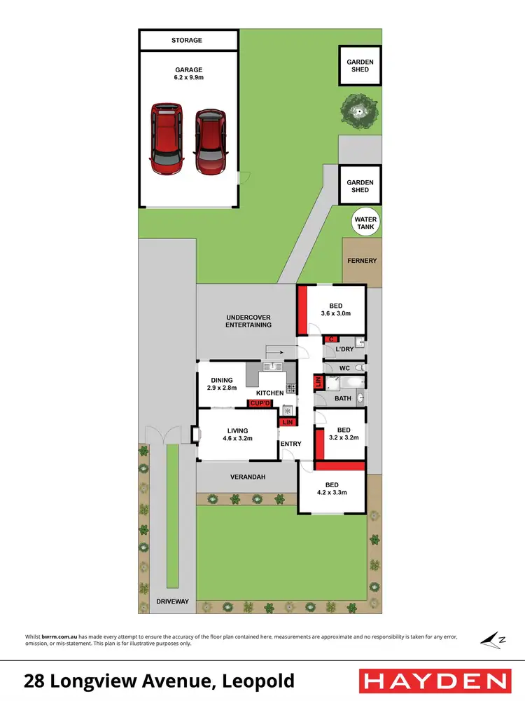Floorplan of Homely house listing, 28 Longview Avenue, Leopold VIC 3224