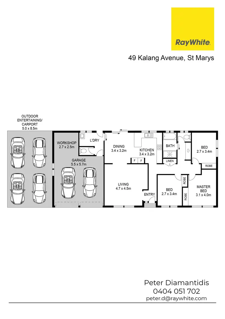 Floorplan of Homely house listing, 49 Kalang Avenue, St Marys NSW 2760