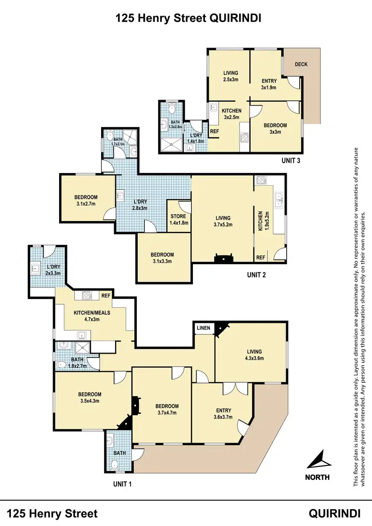 Floorplan of Homely house listing, 125 Henry Street, Quirindi NSW 2343