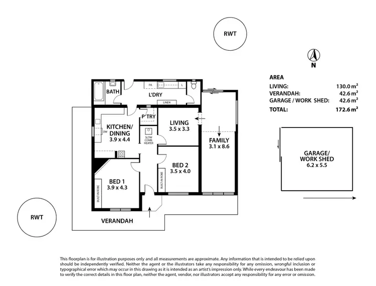Floorplan of Homely house listing, 1943 Langhorne Creek Road, Langhorne Creek SA 5255