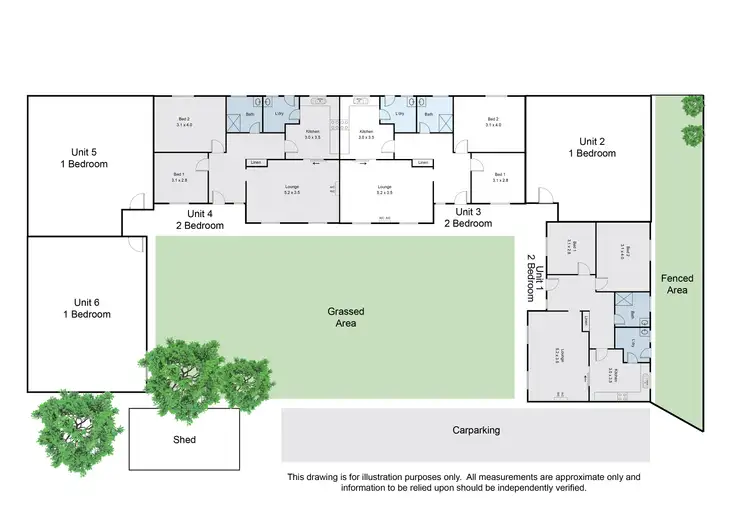 Floorplan of Homely block of units listing, 4 South Terrace, Salisbury SA 5108