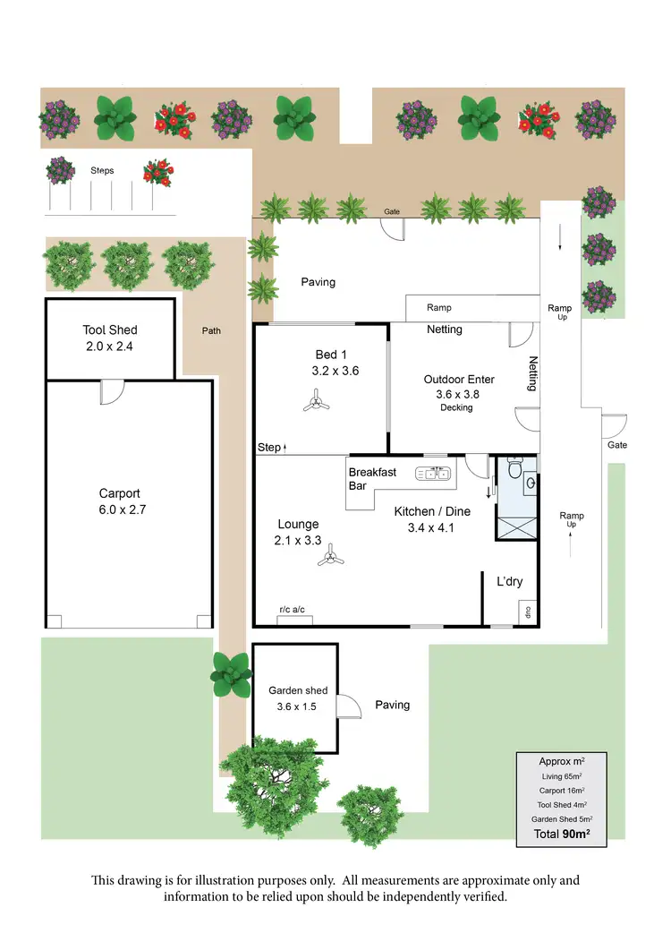 Floorplan of Homely house listing, Cabin 30/4 Madsen St, Hindmarsh Island SA 5214