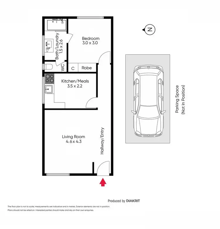 Floorplan of Homely apartment listing, 8/71 Auburn Road, Hawthorn VIC 3122
