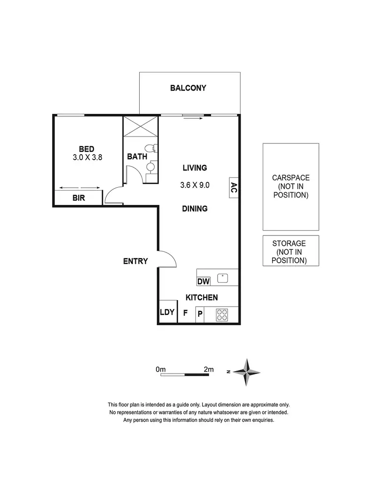 Floorplan of Homely apartment listing, 204/80 Lynch Street, Hawthorn VIC 3122