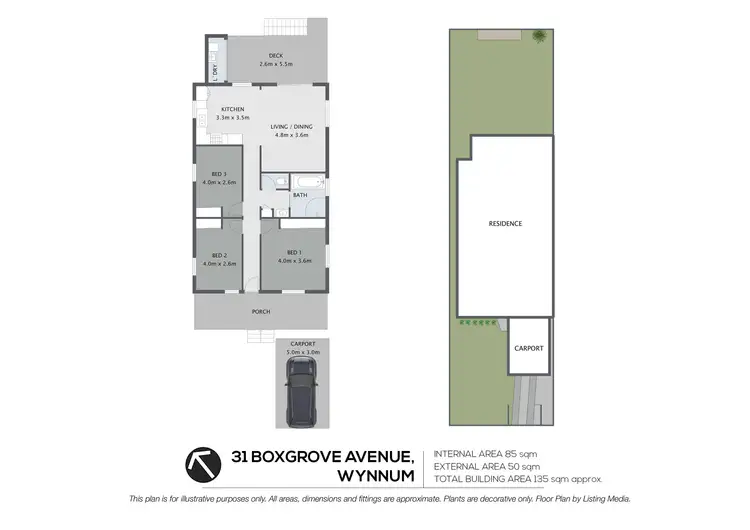 Floorplan of Homely house listing, 31 Boxgrove Avenue, Wynnum QLD 4178