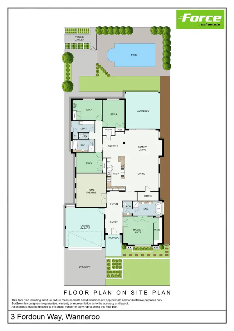 Floorplan of Homely house listing, 3 Fordoun Way, Wanneroo WA 6065