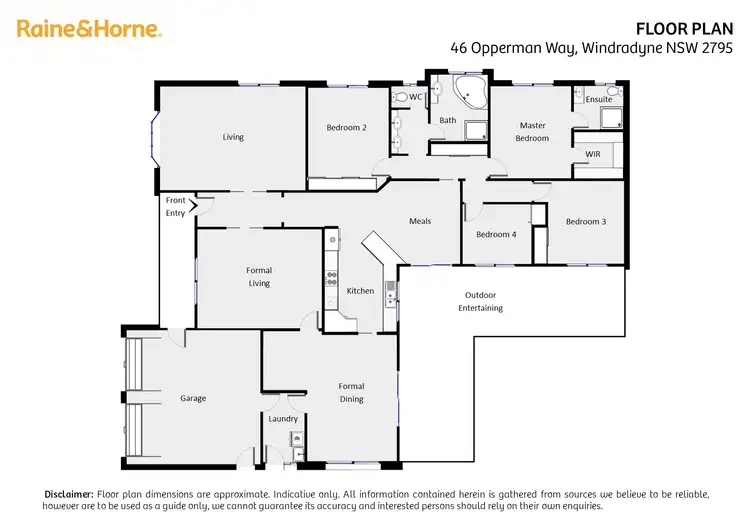 Floorplan of Homely house listing, 46 Opperman Way, Windradyne NSW 2795