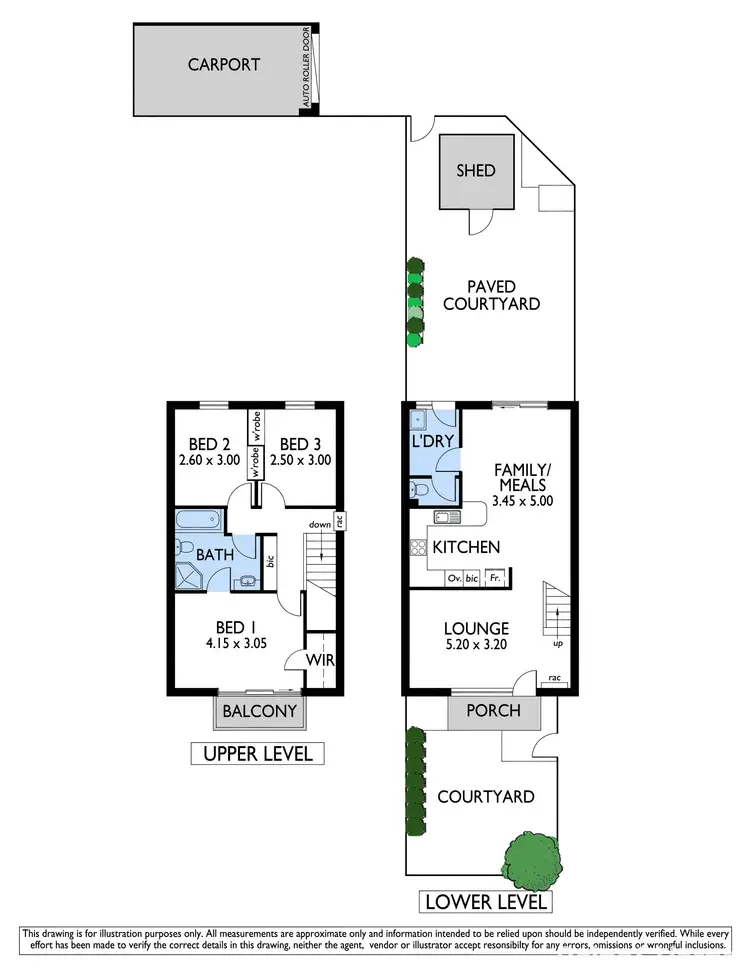 Floorplan of Homely townhouse listing, 2/38 Mortimer Street, Kurralta Park SA 5037