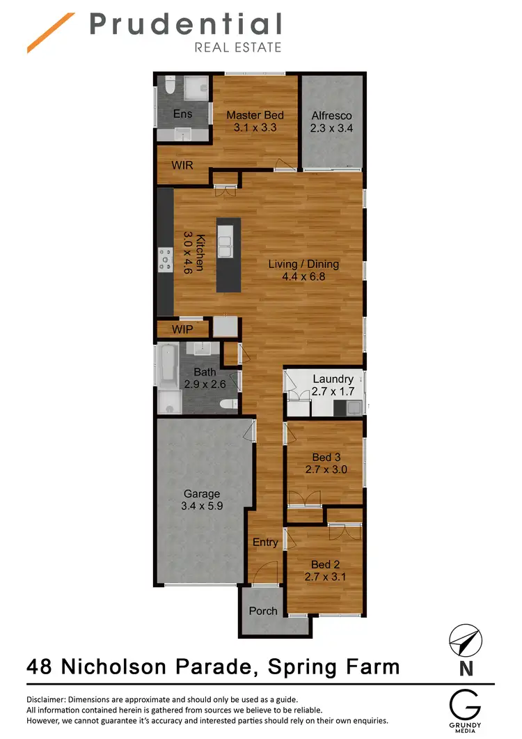 Floorplan of Homely house listing, 48 Nicholson Parade, Spring Farm NSW 2570